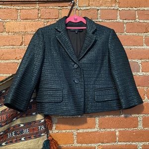 Raffia Designer Roberto Rodriguez woven Blazer 
US 4/Small Cottob-blend EUC